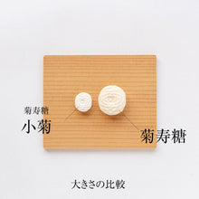 画像をギャラリービューアに読み込む, 菊寿糖 小菊
