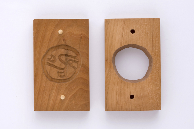 石川九揚さんの焼印・木型